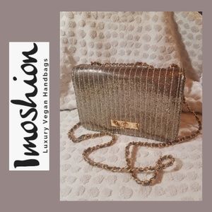 💞😉IMOSHION Gold Glitter Handbag